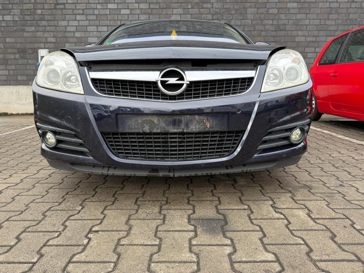Opel Vectra C original Stoßstange Stoßfänger vorn 4BU Saturnblau Facelift BJ06